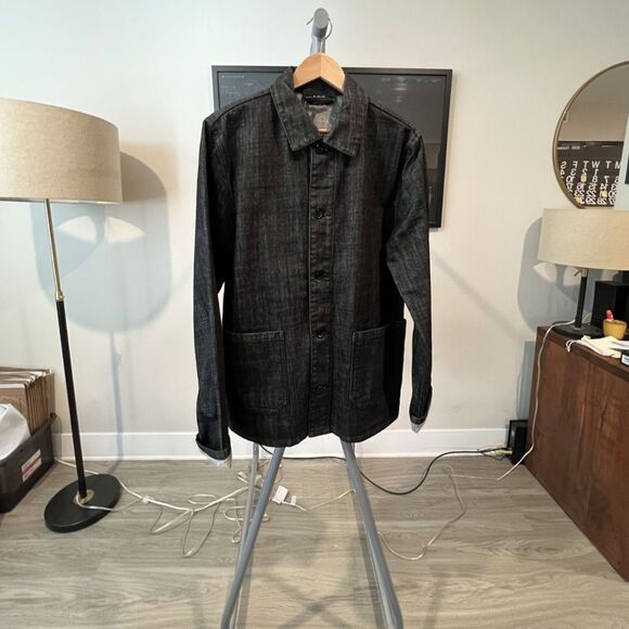A.P.C. Other - A.P.C. - Denim Chore Coat Medium - Black